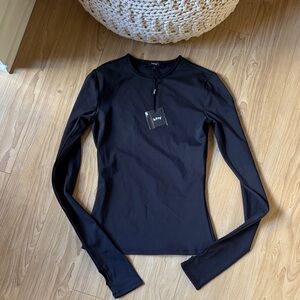 NWT KHY Long Sleeve Thumb Hole Tee